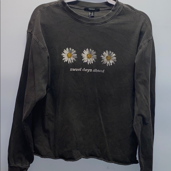Forever 21 sweet days ahead daisy longsleeve - Picture 1 of 2